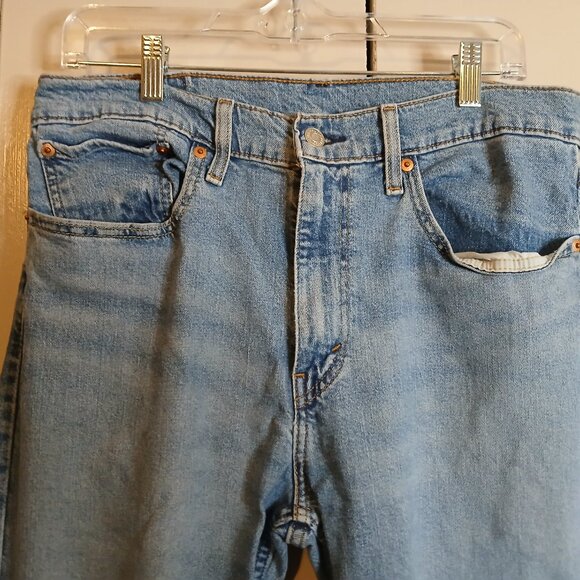 Levi Strauss & Co. Blue Jeans 512 34x32 Tapered Legs (0297A7) - Picture 3 of 9